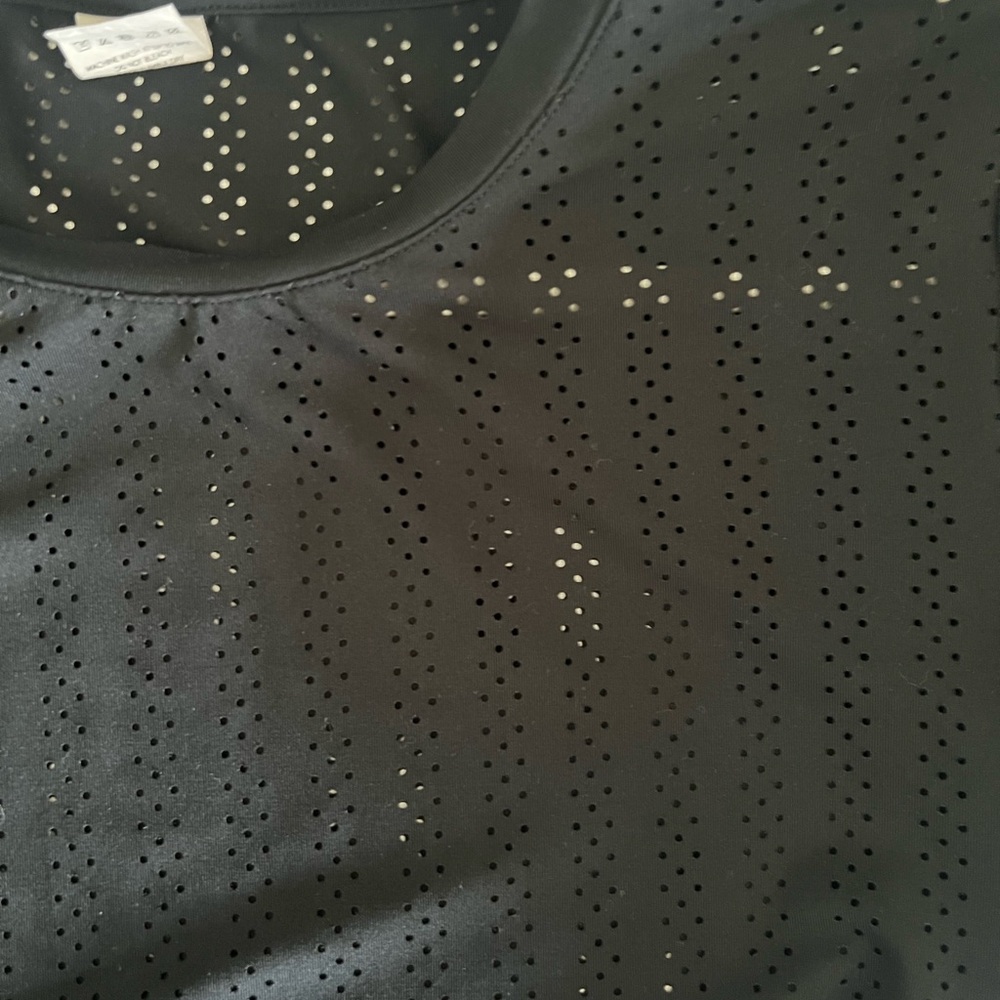 Zyia 🌙 BLACK Chillcicle‎ long crop long sleeve T-RC - Picture 6 of 6